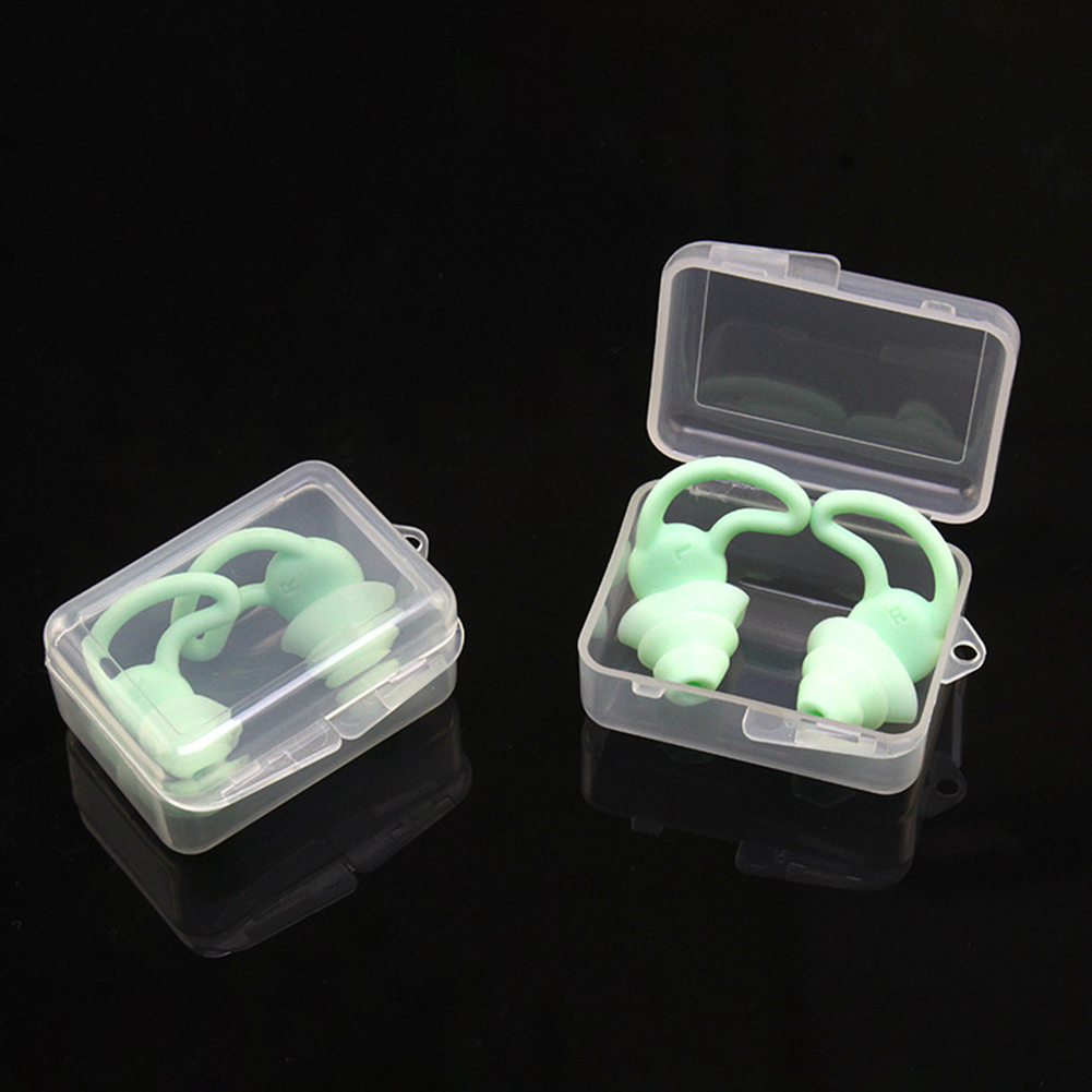 Silikon Schlafen Ohr Stecker Schallschutz Ohr Schutz Anti-Lärm Stecker Reisen Sanft Lärm Reduktion Schwimmen Ohrstöpsel