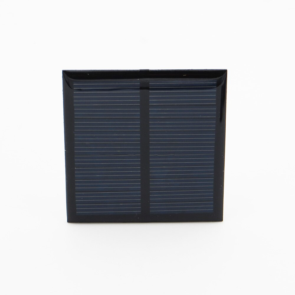 5.5v 80ma 0.38 watt solcellepanel standard epoxy polykrystallinsk silicium diy batteri opladningsmodul mini solcelle legetøj