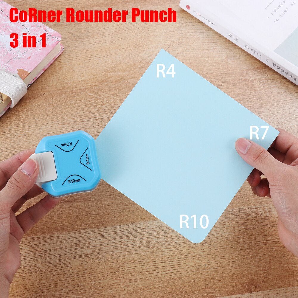 3 In 1 Corner Rounder Punch 3 Manier Hoek Cutter Rvs Papier Craft Card Making Diy Projecten Scrapbooking Foto cutter