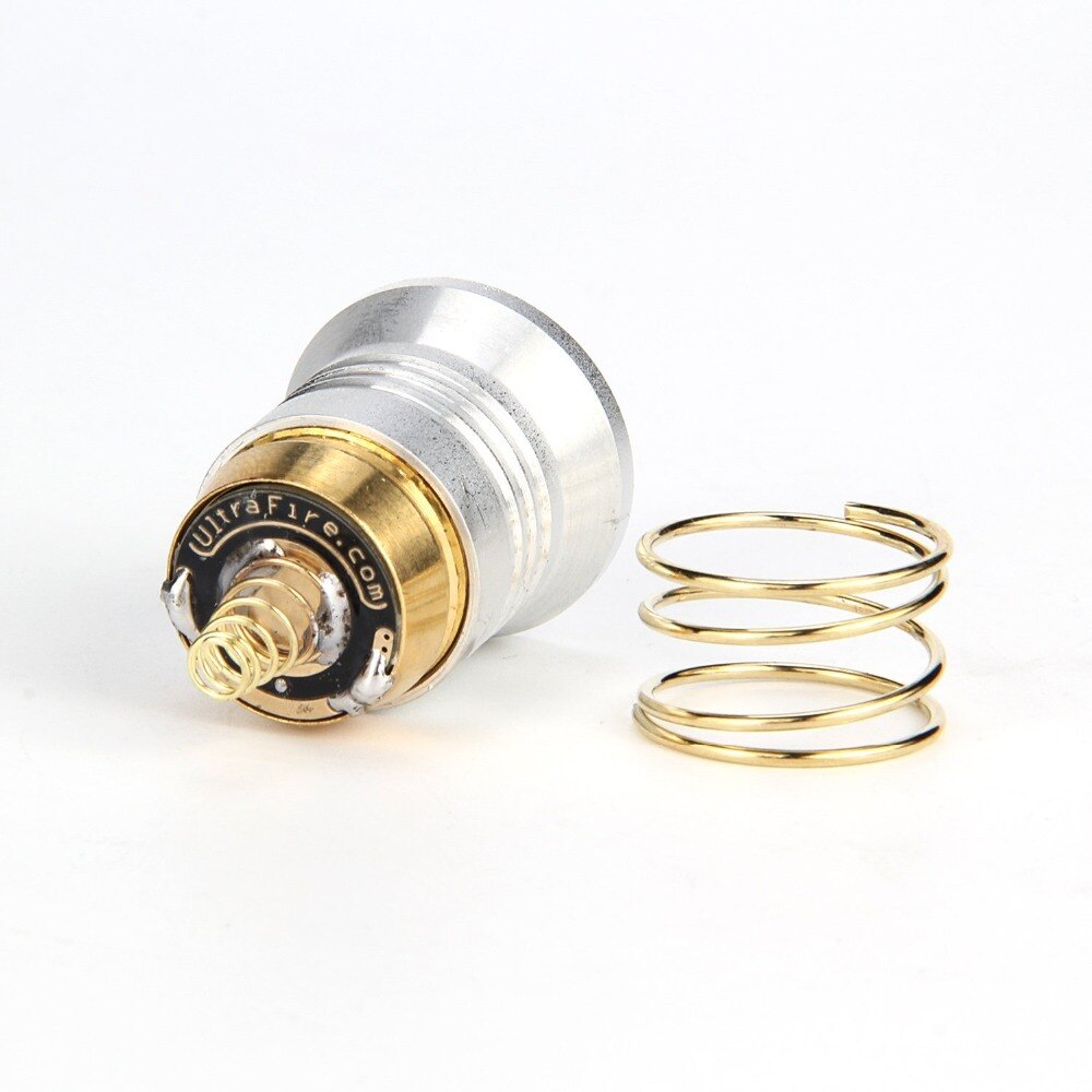 Ampoules de lampe de poche LED UltraFire, 1000 lumens, remplacement 26.5mm, 1/3/5 modes, 3V-8.4V, P60 à encastrer pour torche