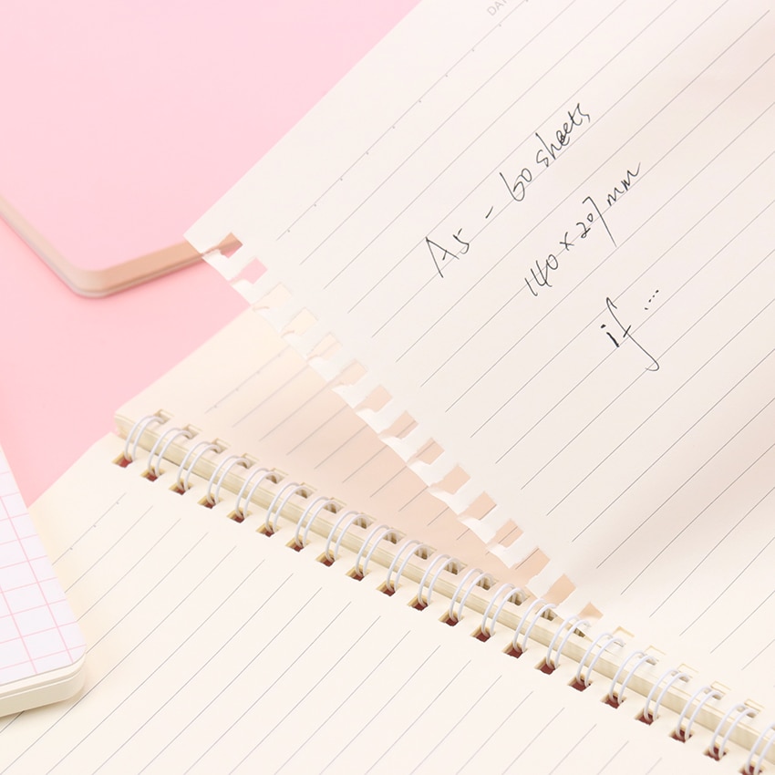 1Pc Briefpapier Flamingo Notepad A5 Notebook Kleine Verse Coils Deze Hand Grootboek Student Levert 120 Pagina 'S