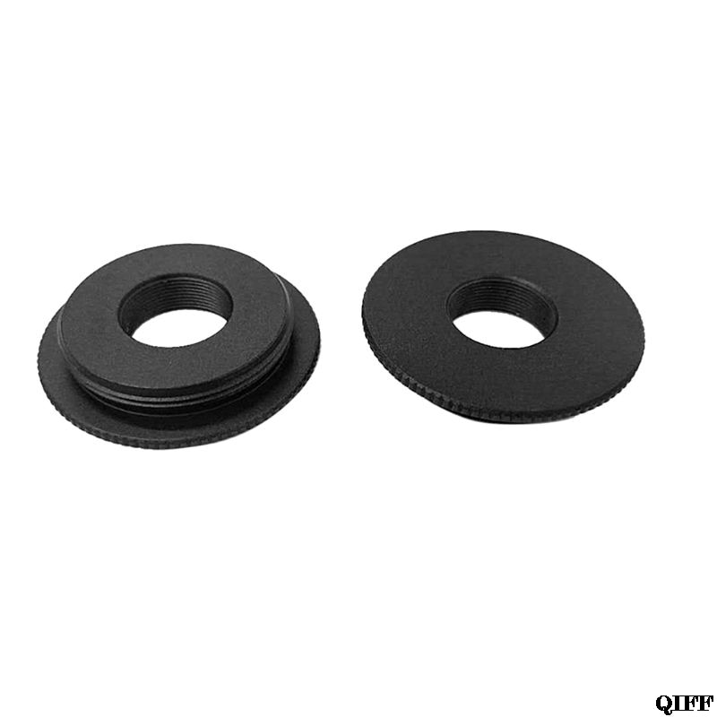 &amp Black Metal M12 to C/CS Mount Board Lens Converter Adapter Ring for AHD SONY CCD TVI CVI Box Camera June 11