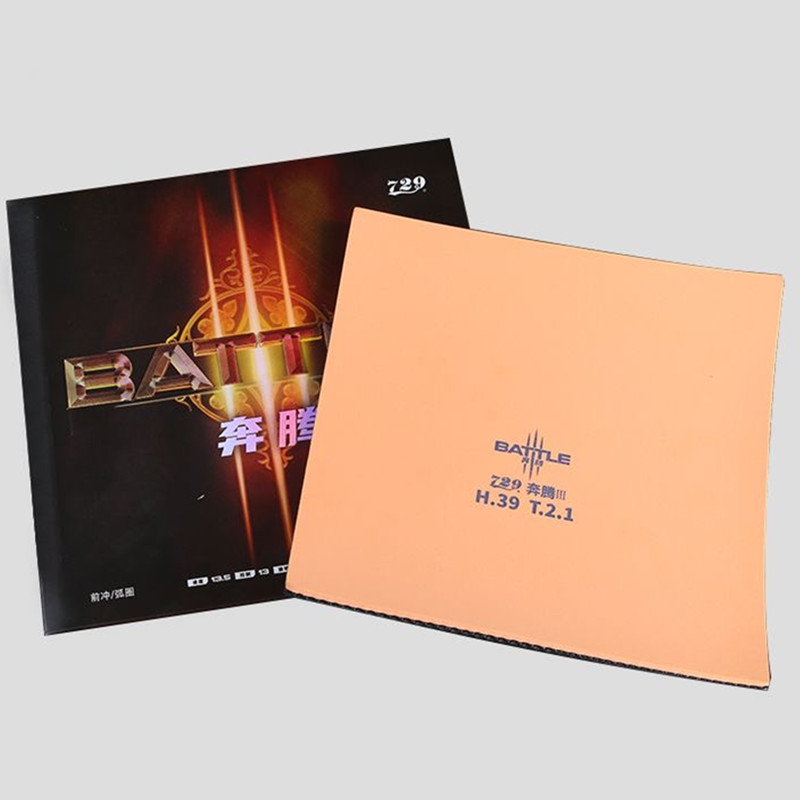 729 Friendship Battle 3 Table Tennis Rubber Sticky Original Friendship 729 Ping Pong Rubber
