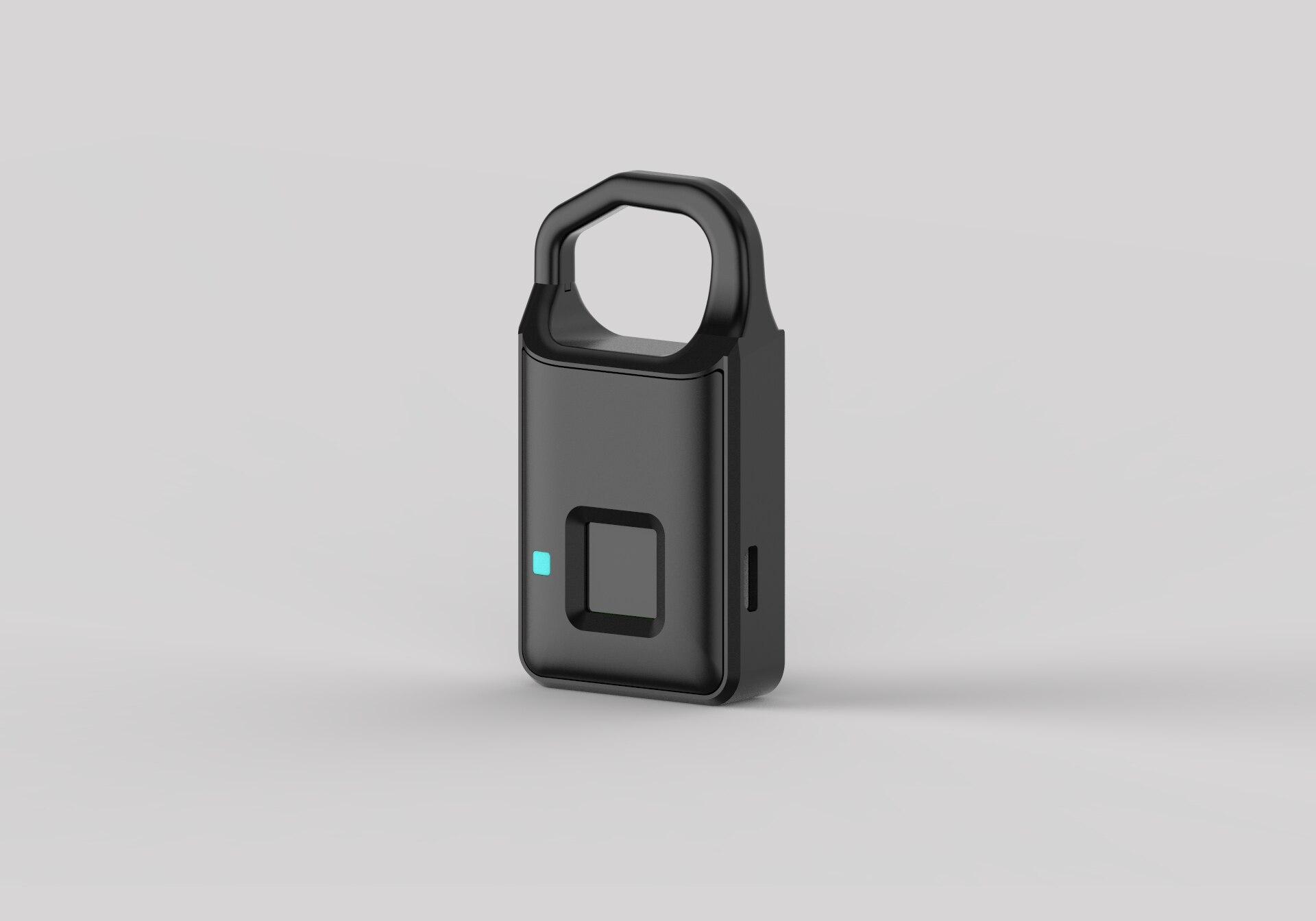 P4 Mini Fingerprint Lock USB Rechargeable Smart Keyless Anti-Theft Padlock Suitcase Door Lock Burglar Alarm Security