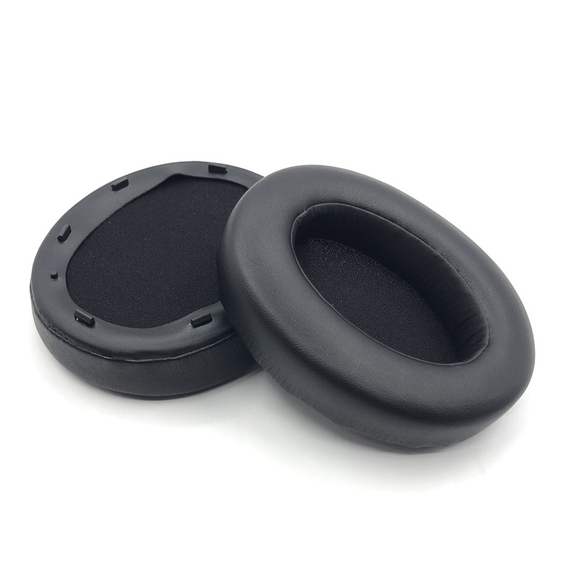 Almohadillas de repuesto respetuosas con la piel para auriculares Sony WH-XB910N, almohadillas de espuma suave de 5,30: Negro