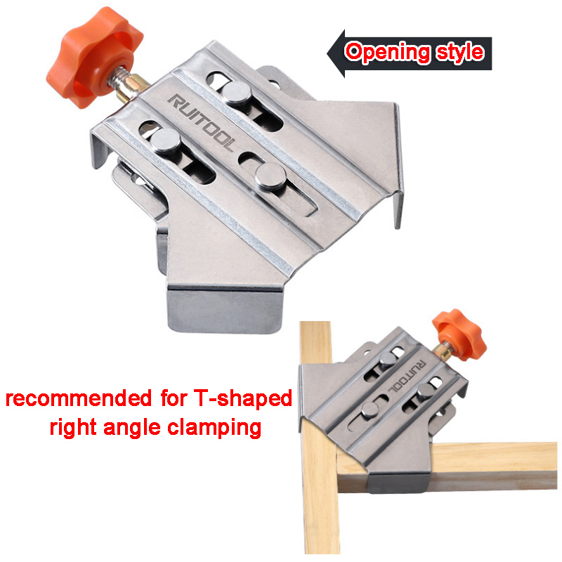 90 Degree Positioning Squares Right Angle Clamps for Woodworking Corner Clamp Carpenter Clamping Tool for Cabinets