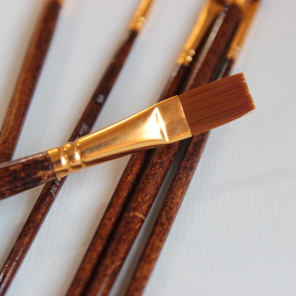 12Pcs Oil Watercolour Drawing Art Painting Drawing Brush Art Supplies Painting Craft Artist Paint Brushes Set