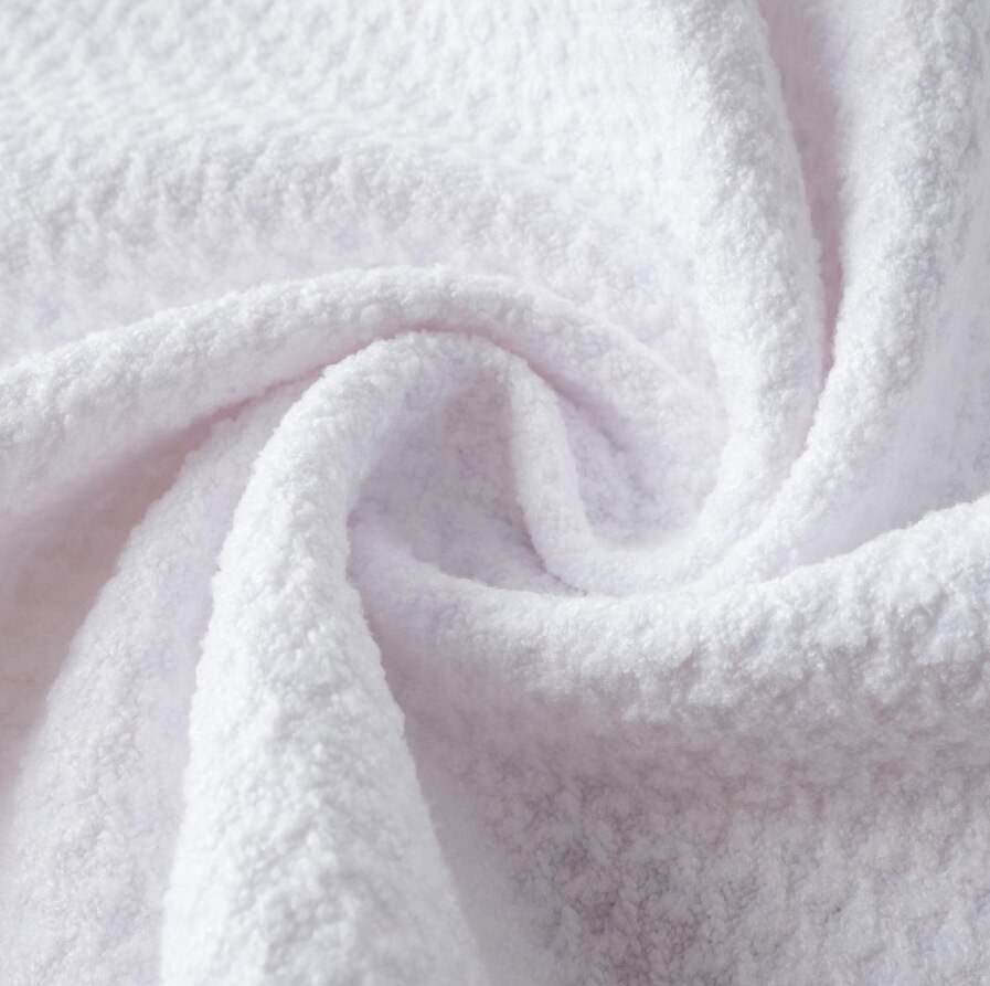 Toalla de Golf de algodón con patrón de Waffle, toallas de limpieza con mosquetón, gancho de microfibra, limpia palos, bolas, manos: Blanco