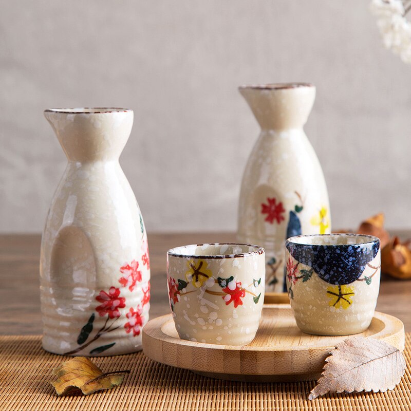 Maison japonaise en céramique blanc verre à vin blanc verre clair maison rétro petite tasse sans main pot blanc clair pot à vin