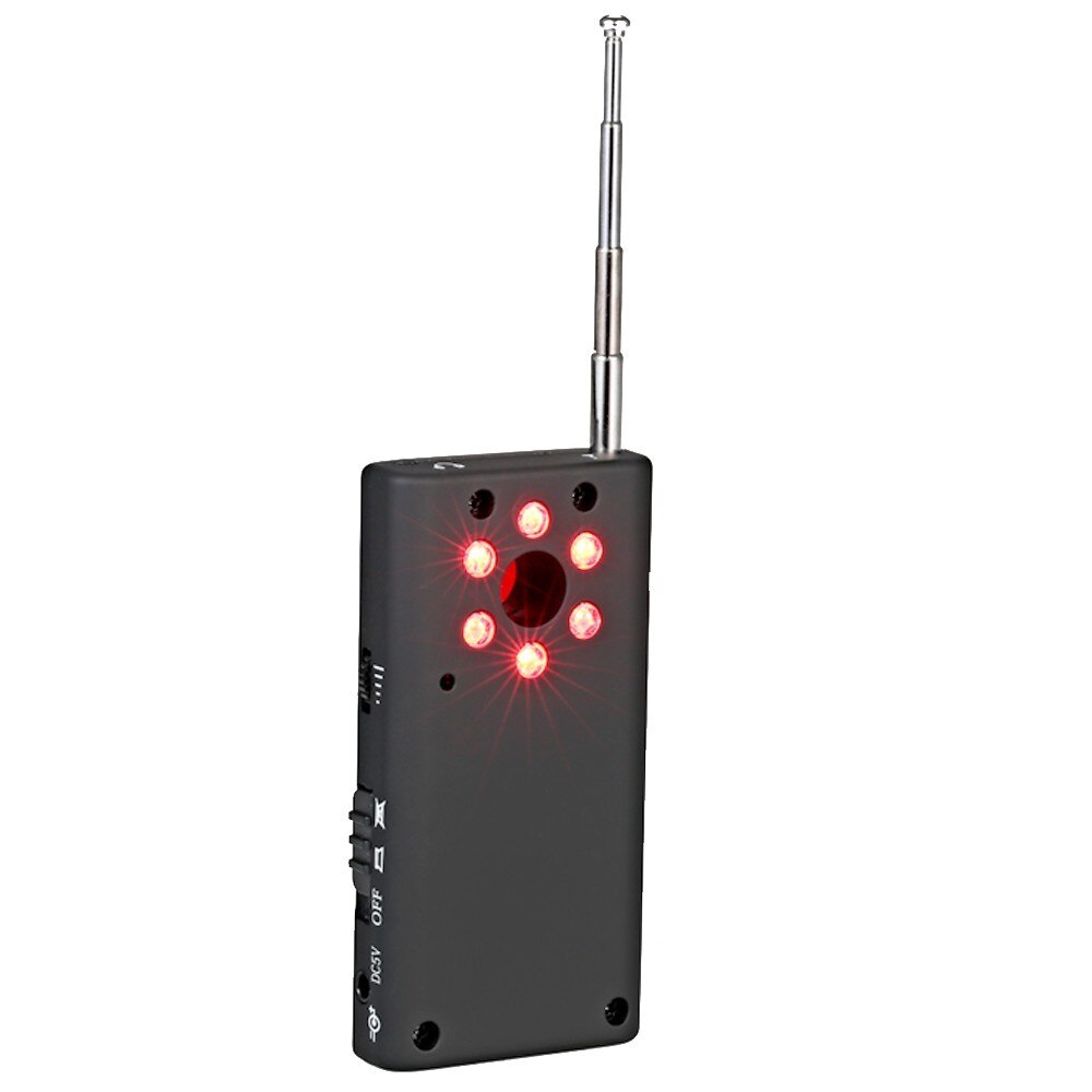Multi-função sem fio câmera lente detector de sinal cc308 + sinal de onda de rádio detectar câmera completo-range wifi rf gsm dispositivo finder