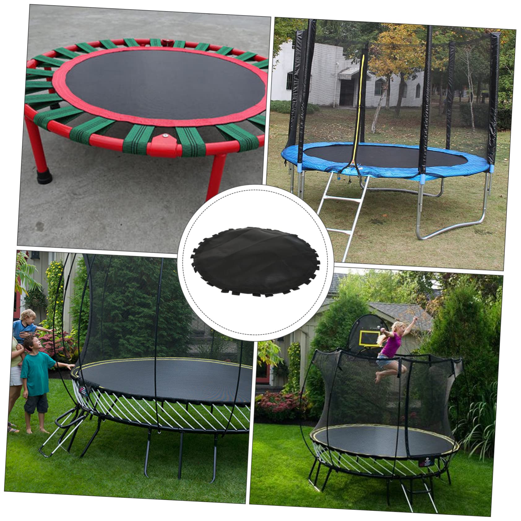 Trampoline Mat Jumping Pad Workout Durable Parts Reusable Accessory Family Gymnastics 36/40/45/48inch Replacement Jumping Mat