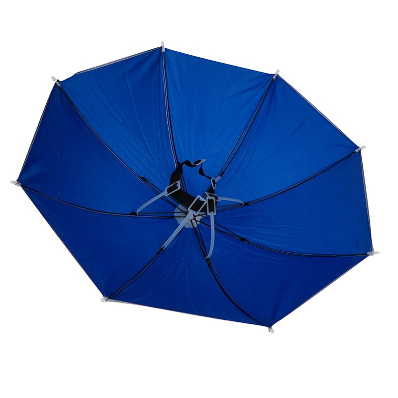 Portable Outdoor Sports Umbrella Hat Cap Folding Women Men Umbrella Fishing Hiking Golf Beach Headwear Handsfree Umbrella
