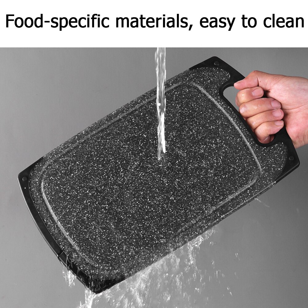 Imitation Marble Fruit Vegetable Meat Cutting Block Tools Anti-Bacterial Cutting Board Chopping Block PP Kitchen Chopping Board