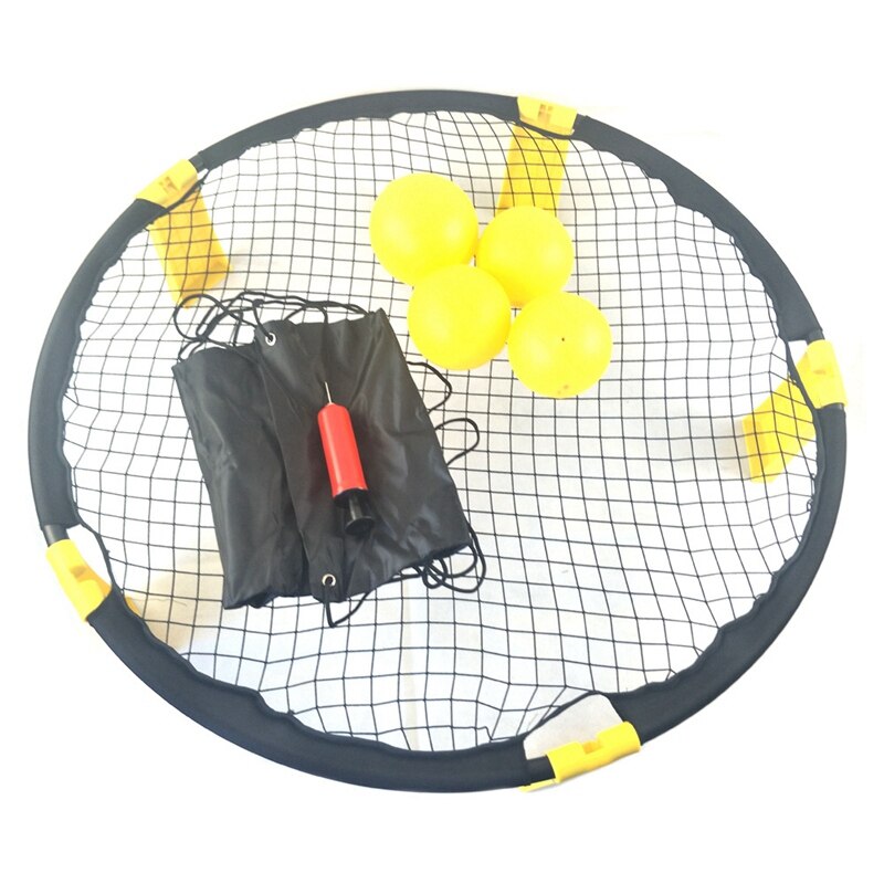 PVC Volleyball Team Game Set Spike Ball Outdoor Sports Games for Family Game for the Backyard Beach Park Mini Volleyball