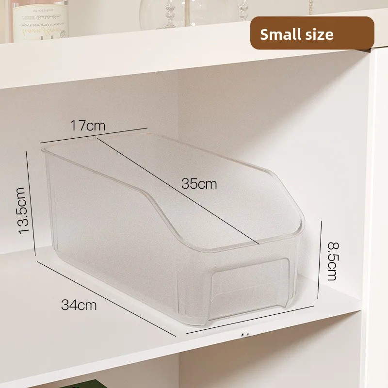 Oppbevaringskurv for baderomskjøkkenskap diverse snacks krydderkurv hylle hjem organisering kurv plastmateriale: Blå