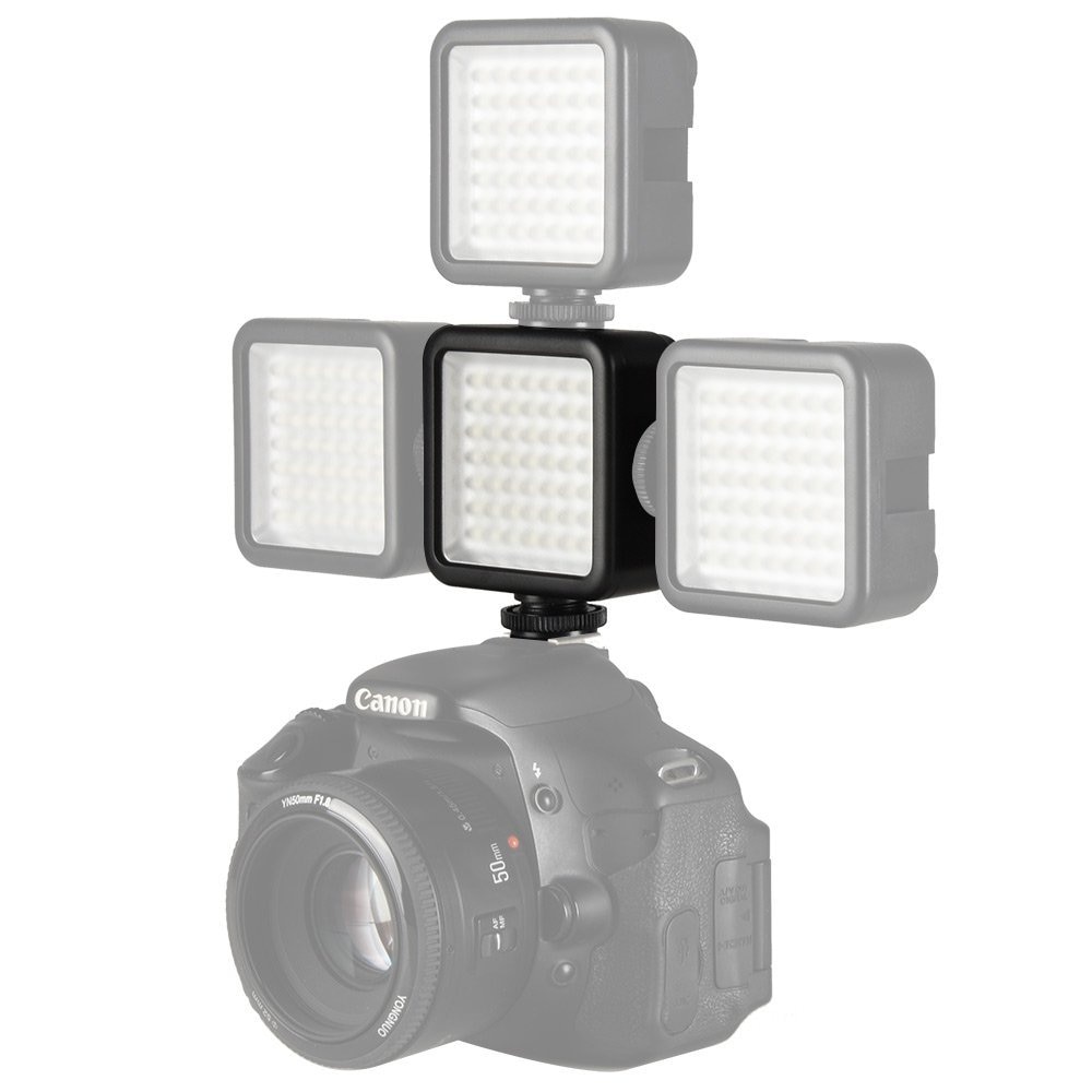 LimitX mini LED Video Light Panel voor Sony Alpha A3000 A3500 NEX-6 HX400V HX60 HX60V RX10 DSC-HX400V DSC-RX10 Mark II III 2 3