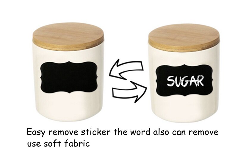 Hurtownia słoik kuchenny etykieta samoprzylepna butelka na przyprawy etykieta tablica schowek etykieta tablica tagi naklejka naklejka robić zrobienia w domu dekoracja