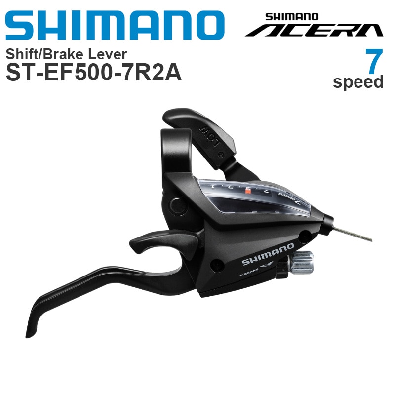 Shimano Deore Shimano EF500-2A Lever Set 2x8 Speed V-Brake
