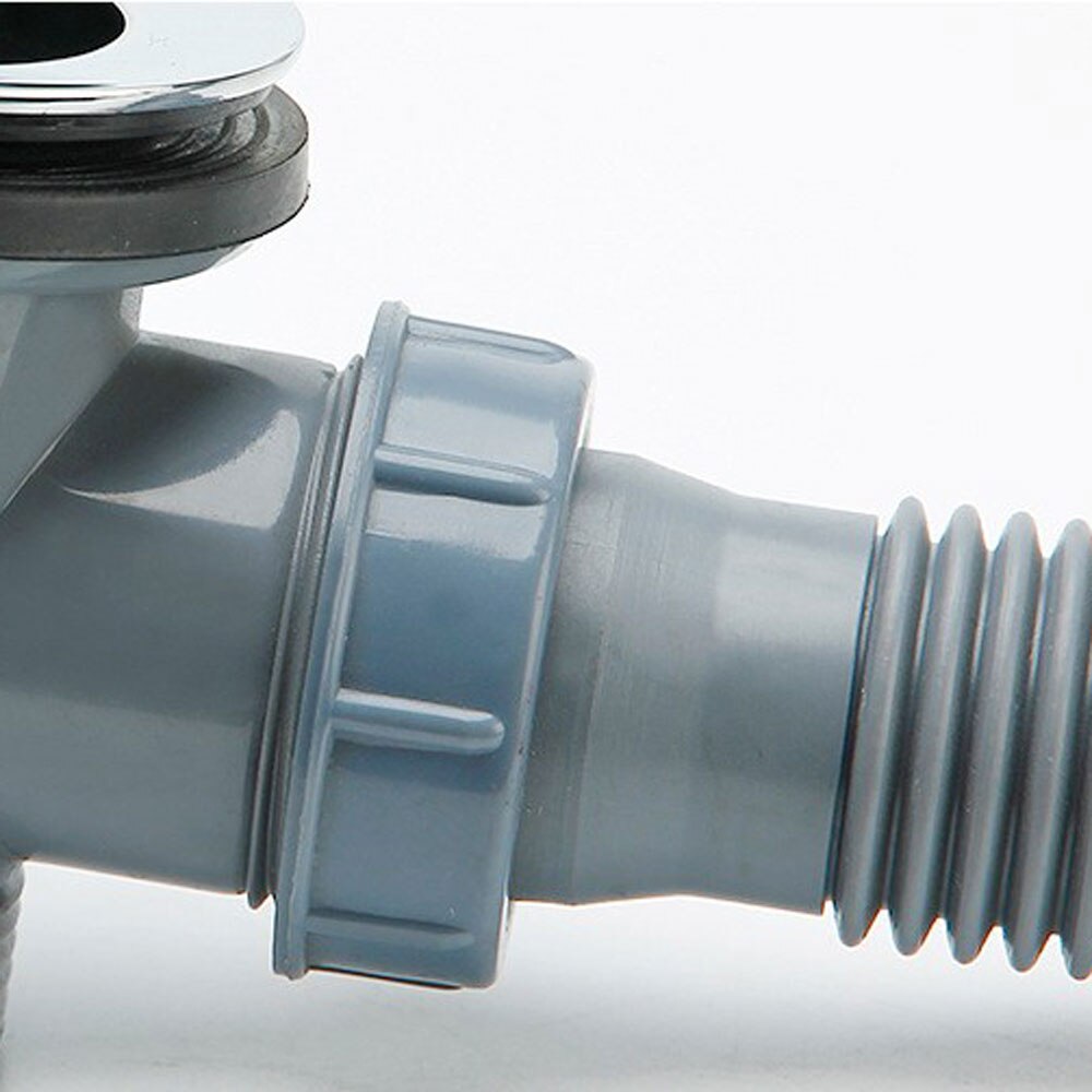 Bouton poussoir clic clac Clicker appuyez sur le trop-plein de déchets de bain Chrome ensemble facile à nettoyer