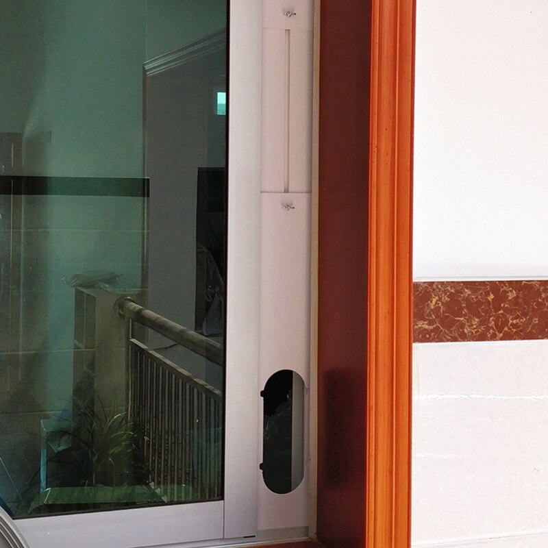 Adjustable Window Kit Plate Exhaust Hose Tube Connector for Portable Air Conditioner D1