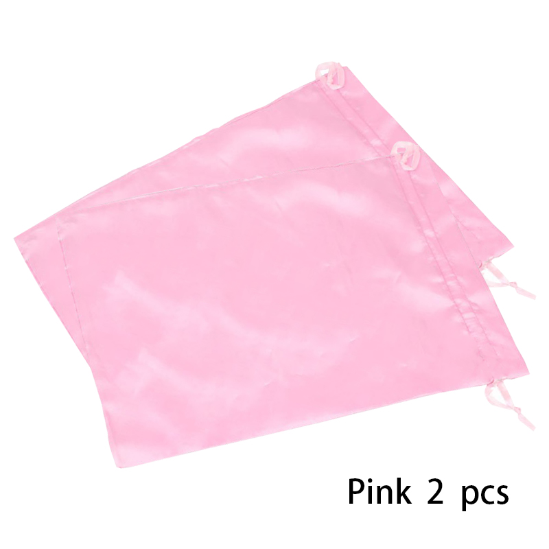 Satin--Aufbewahrungsbeutel, 25 x 35 cm, Perückenaufbewahrung, Satin--Perückentaschen, schwarz, rosa, weiche Seide, Perückentasche für Haar-Perücken-Verpackungswerkzeuge: Tiefe Blau
