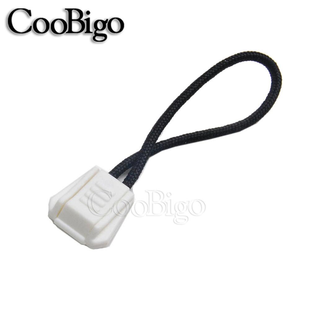 Paracorde avec tirette, 100 pièces, Clip d&#39;extrémité, sac à dos de Camping en plein air, randonnée, voyage, accessoires de bricolage, couleurs variées: White