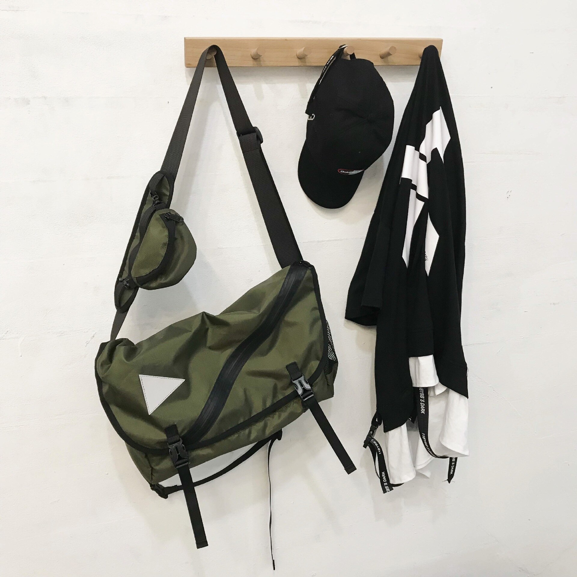 Newhotstacy 100419 Singolo Sacchetto di Spalla Sacchetto di anca salto Maschile e Borsa Del Postino Femminile di usura del Lavoro: 2