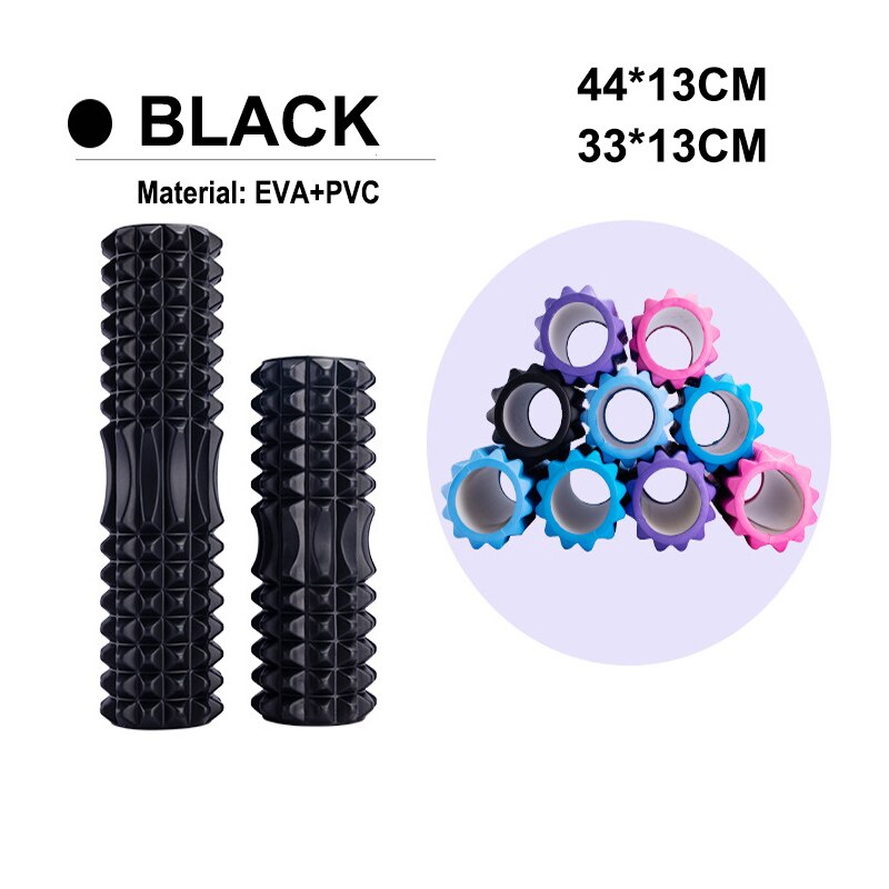 Foam Yoga Pilates Yoga Column Foam Roller Fitness Yoga Foam Block Two Sizes Grid Trigger Point Therapy Physio Muscle Relaxation