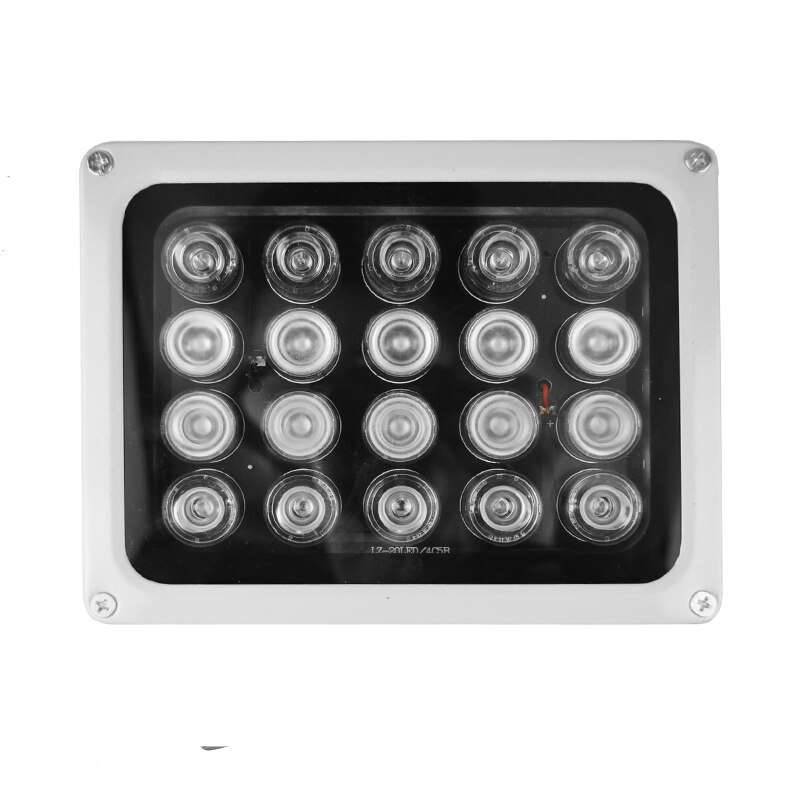 20 kpl infrapuna lediä 850nm ir 90 asteen valaisin yönäköön vedenpitävä led-infrapuna valo cctv-valvontakameralle