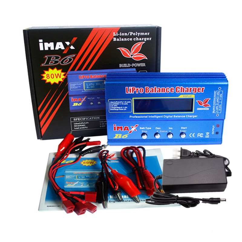 Build-Power Battery Charger Lipo Balans Lader iMAX B6 12 V charger Lipro Digital RC Battery Balance Charger 12 V Adapter