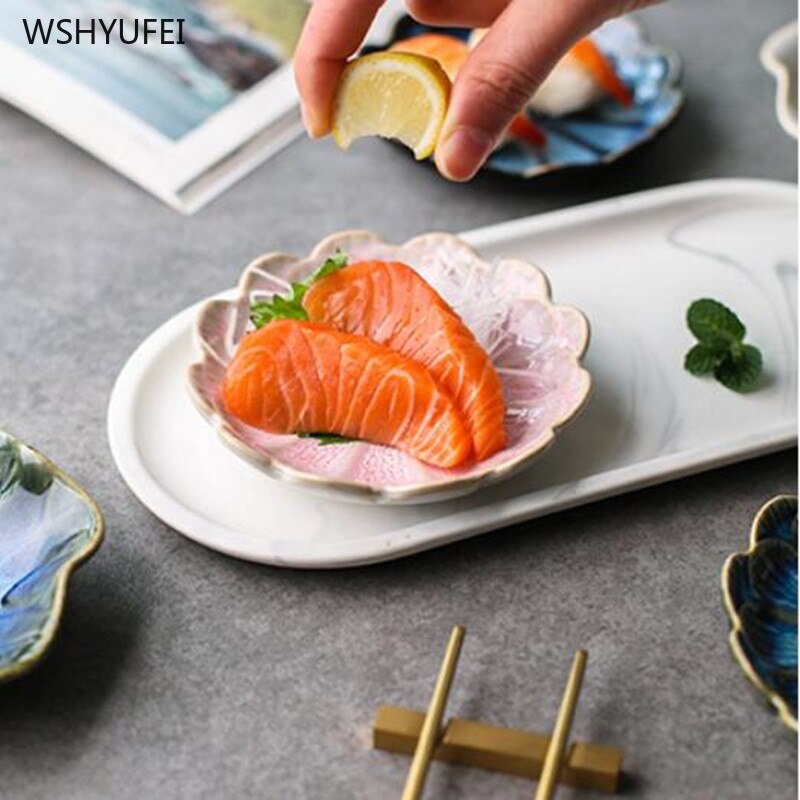 kitchen ceramic plate seasoning dish seasoning mustard wheat grass bowl seasoning dish small vinegar seasoning board snack dish