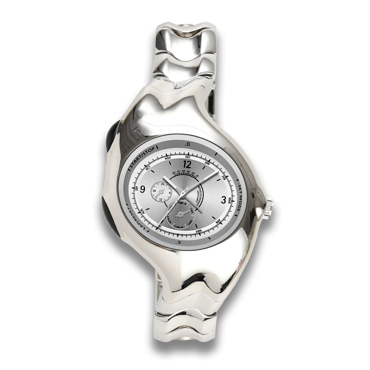 Creatieve unieke stijl herenhorloges luxe top origineel quartz horloge voor heren waterdicht zakelijk mannelijk polshorloge klok: Multicolor