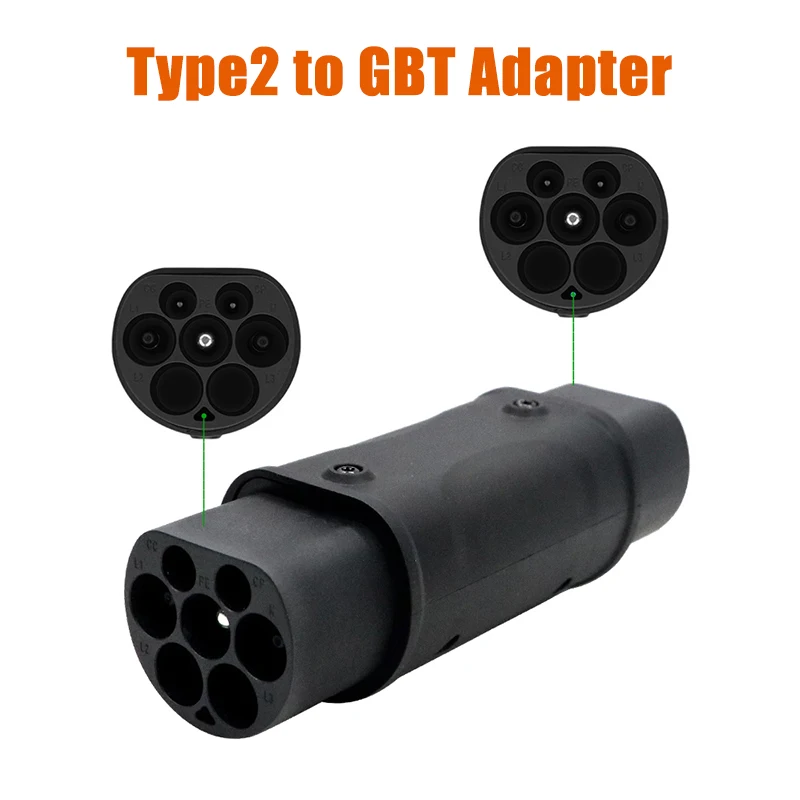 Electric Vehicle Charging Connector Type 2 to Type 1 J1772 EV Adapter Type 2 to GBT EVSE Charger Type1 to GBT EV Adaptor