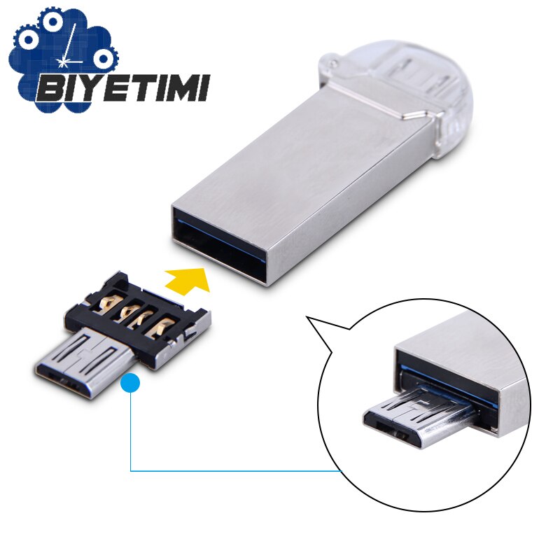 USB A zu Mirco USB otg adapter Stecker Konverter für Android Smartphone Tablet