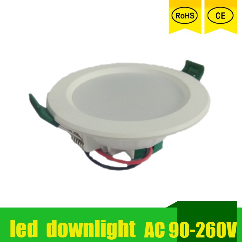 LED Downlight 18W 15W 12W 9W 5W 3W Ronde Verzonken Lamp 220V 110V Led Llight Woonkamer Plafond Kantoor LED Down Light Spot Light