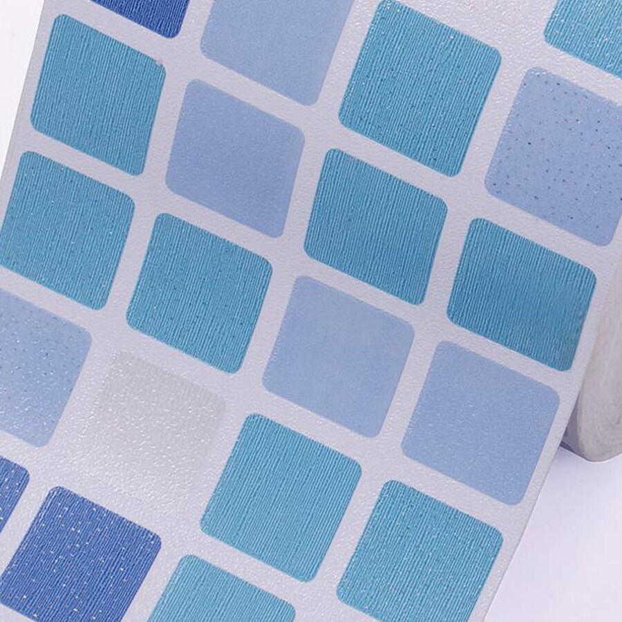 100x9.5CM Slaapkamer Woonkamer Waterdichte Plint Taille Lijn Muurstickers Wc Badkamer Tegels Sticker Mozaïek Behang Grens