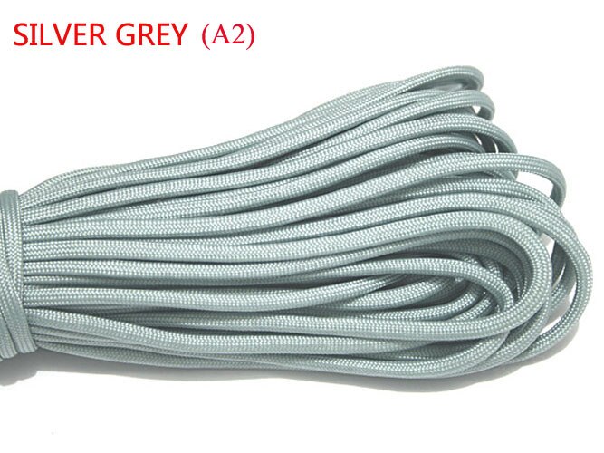 1 pièces 550 Paracord Parachute cordon lanière Mil Spec Type III 7 brins noyau 100 FT 27 couleurs pour l'escalade Camping boucle Bracelet