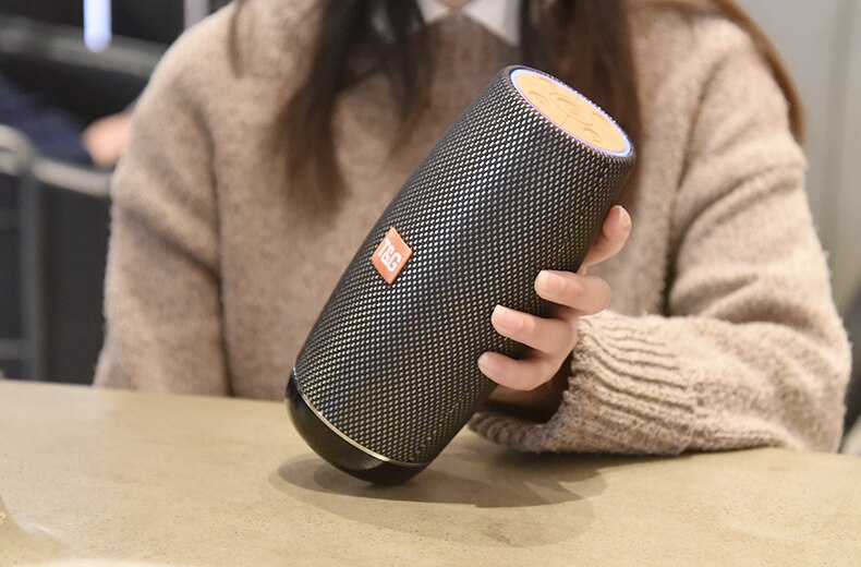 TG108 Stereo Wireless Bluetooth Outdoor Portable Card Fabric Audio Radio Subwoofer Speaker