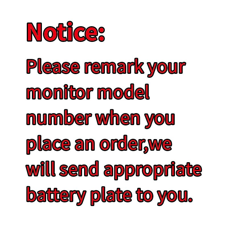 Battery Plate for Feelworld DSLR Camera Field Monitor F570 T7 T756 FW703 FW279S FW760 FW759 FW1018SPV1 FW450 S450-M A737 Etc