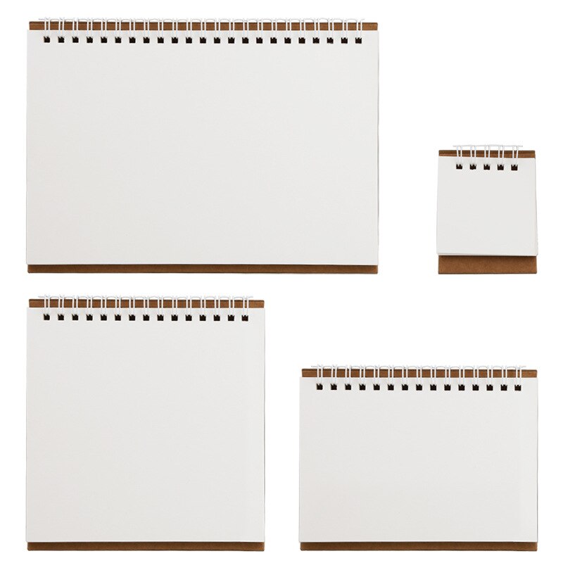 Coloffice Blank DIY Calendar Notepad Table Calendar Homemade Desktop Small Desk Ornaments Stationery 15 sheets,1PC