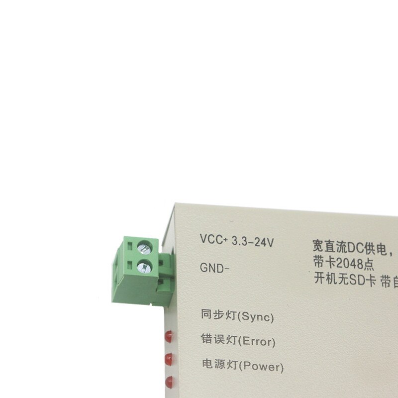 T-1000S color RGB controlador 256G tarjeta SD T1000S píxeles controlador para WS2801 WS2811 WS2812B LPD6803 tira de LED DC5V 12V 24V