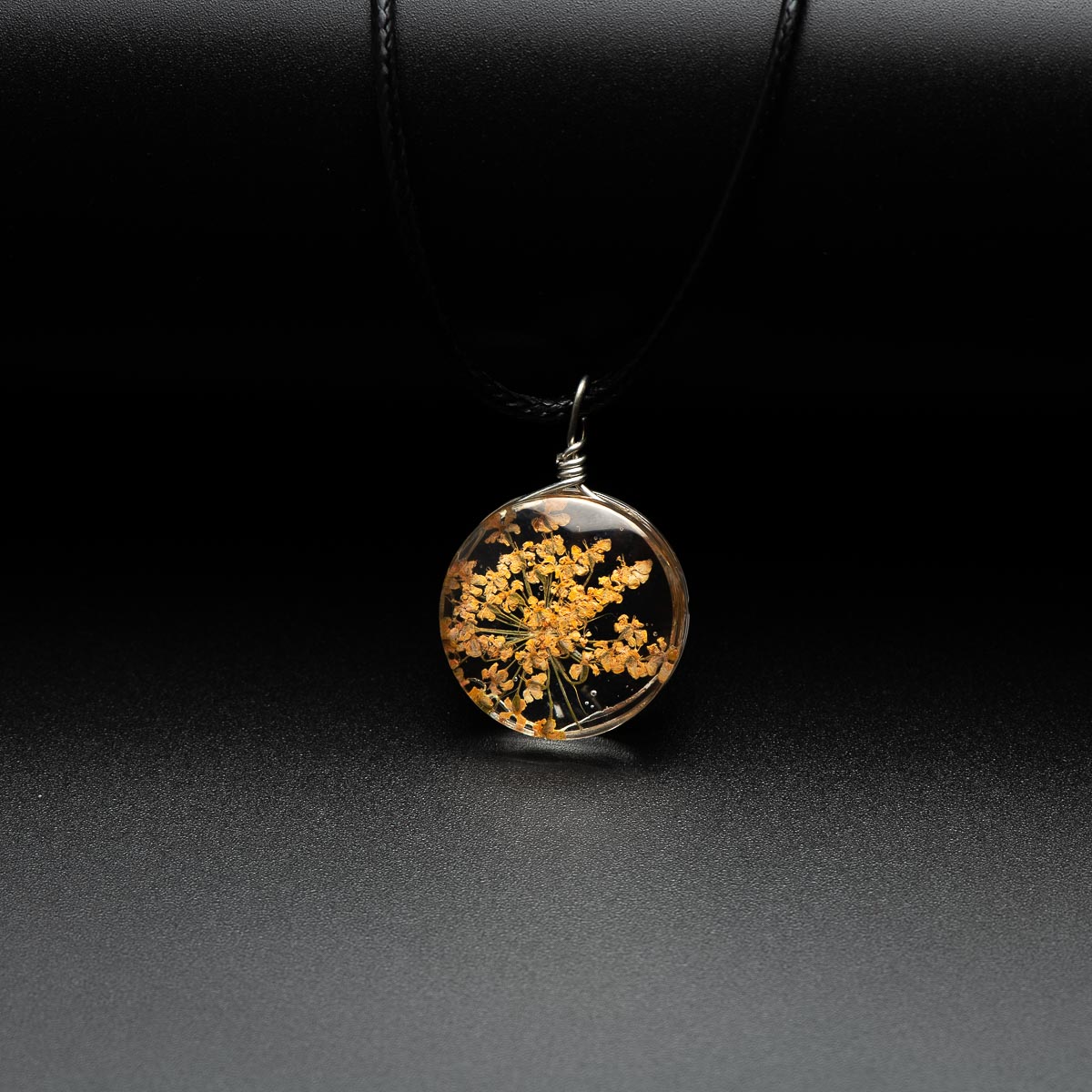 Blume in Glas halskette Anhänger glas Ball halsketten Klassische stil Schmuck # DY513