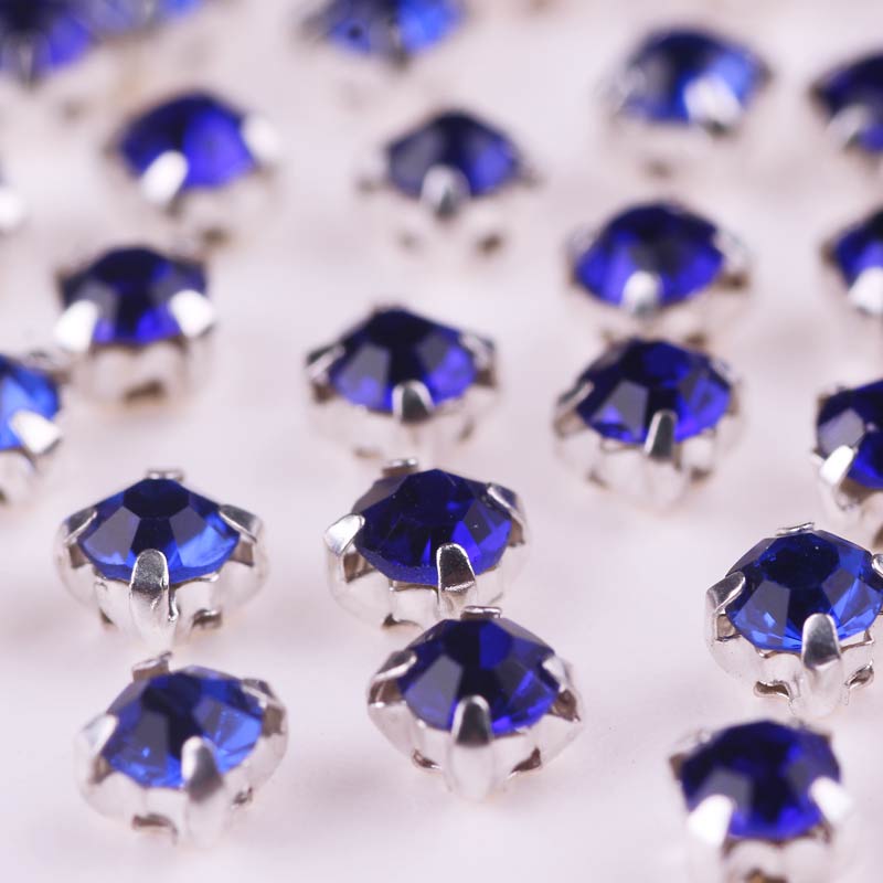 100 stk sten/strass krystal rhinsten glas syet rhinsten til tøj syet på rhinsten på tøj flatback rhinestone