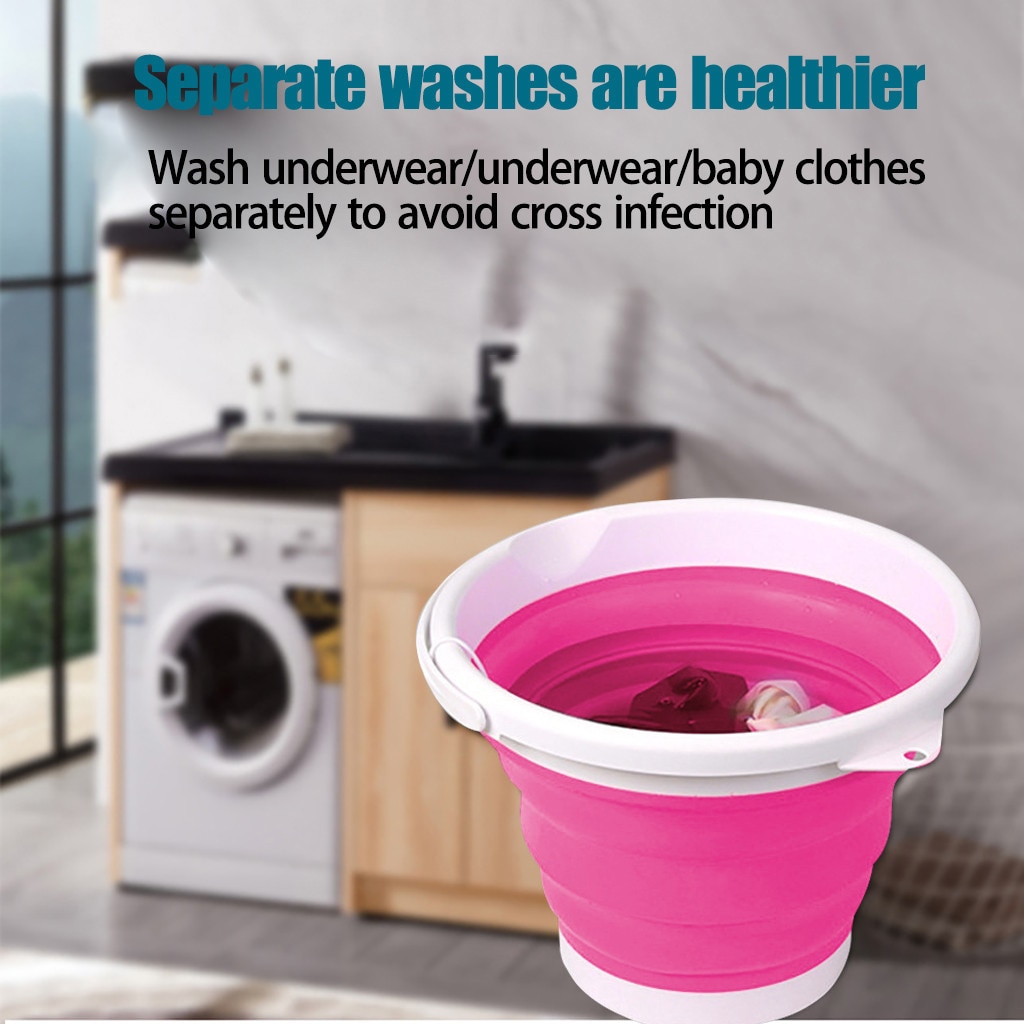 Laundry Portable Mini Turbo Washing Machine With Foldable USB Powered Laundry Washer Folding Laundry Tub Washing Machine