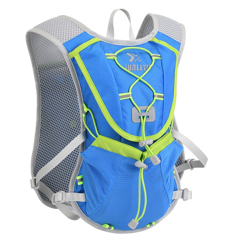 Ultralight Running Hydration Backpack Women Men Breathable Jogging Sport Backpack Trail Running Marathon Bag Option Water Bag: Blue pack only