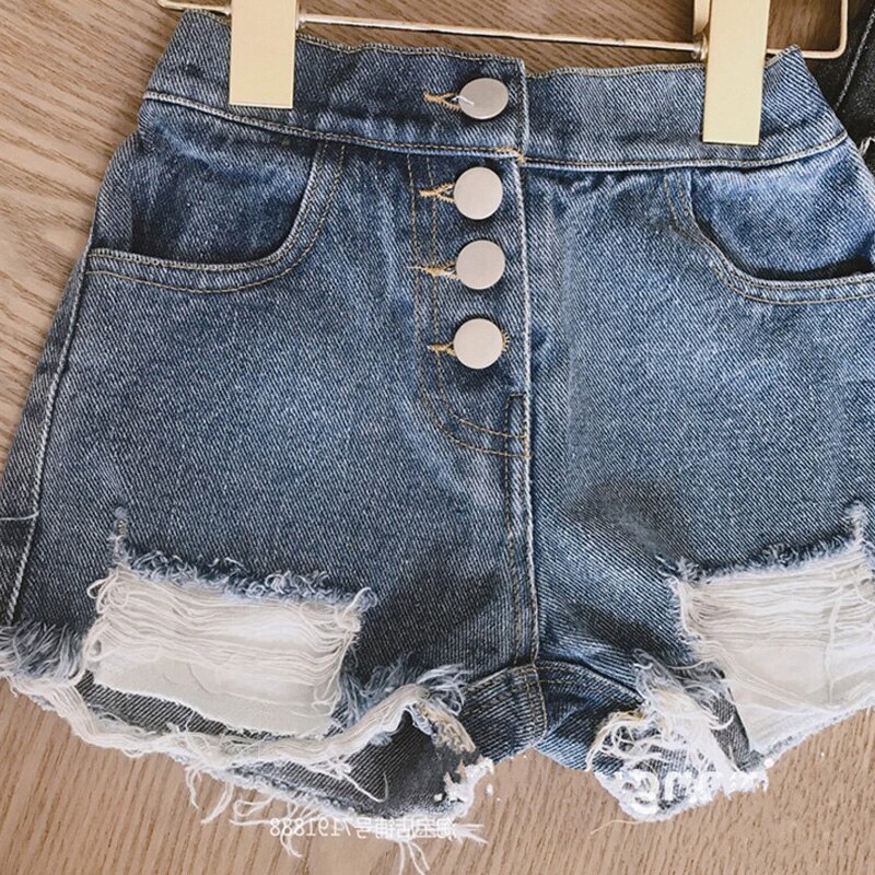 Summer Clothes Baby Girls Shorts Denim Shorts Boys Shorts Girls Holes Shorts For Children Clothing Pants
