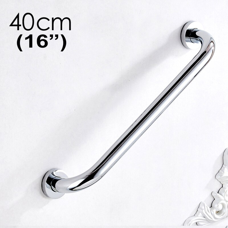 Badeværelse badekar bruser håndtag 40cm,  hjemmehåndliste, massiv messing, poleret krom finish , fs01 dg 160