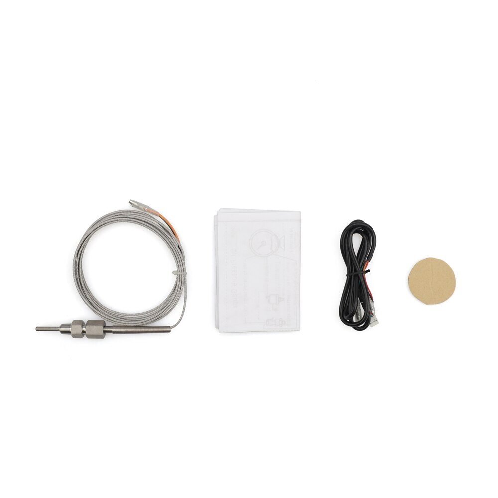 Indicador automático de 2,5 pulgadas, medidor de temperatura de gases de escape Celsius, medidor de temperatura de escape EGT EXT con Motor paso a paso de alta velocidad