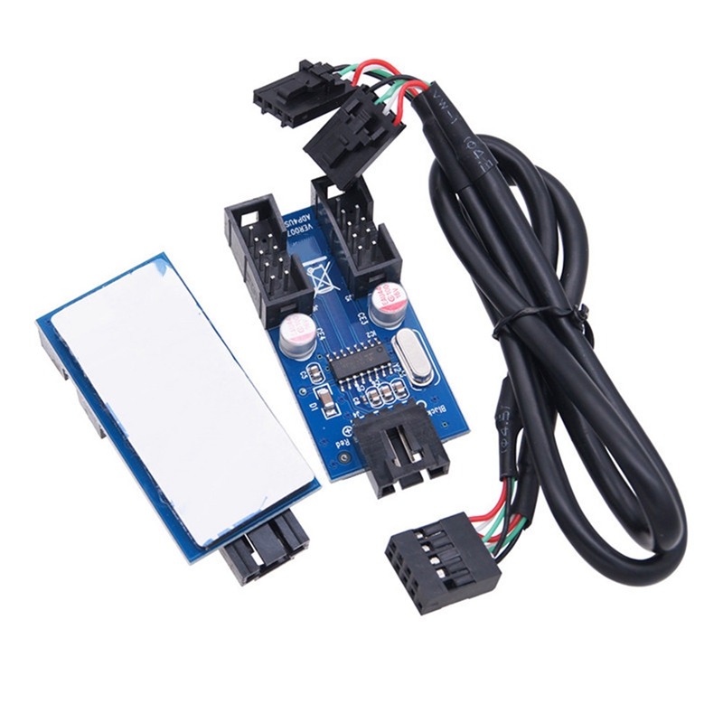 9Pin USB Header Extension Kabel Karte Desktop 9-Pin USB HUB USB 2,0 9 Pin Stecker Adapter