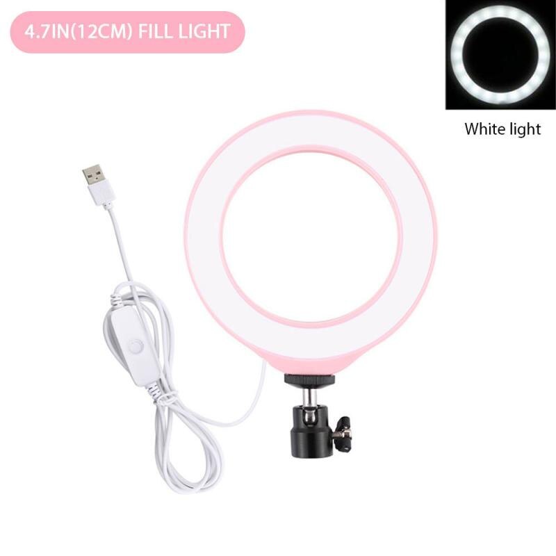 1PC Newewt Hohe Qulity Leichte Und Tragbare PULUZ 4,7 Zoll Volle Licht 12cm USB LED Ring Vlogging Fotografie video Lichter